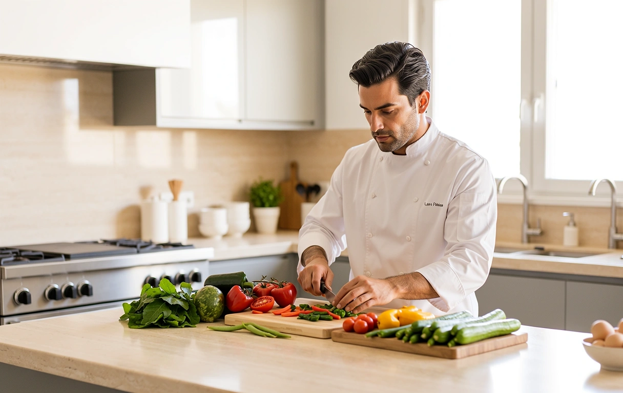 Fresh meal preparation at Wellness Food